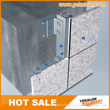 Hot Sale Direct Price Stainless Steel Bracket Stone Curtain Wall From China Manufacturer
